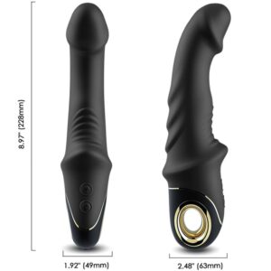 Vigoroso ARMONY - JOYBLADE DILDO VIBRADOR ROTATOR PRETO