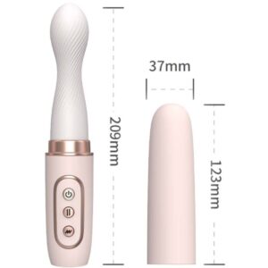 Vigoroso ARMONY - ROTADOR VIBRADOR E MÁQUINA TELESCÓPICA AUTOMÁTICA AMARELO