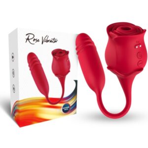 Vigoroso ARMONY - ROSEKNIGTH SUCKER DE CLITÓRIS E VIBRADOR VERMELHO