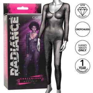vVigoroso CALEXOTICS - RADIANCE BODYSUIT COMPLETO CROTCHLESS RHINE