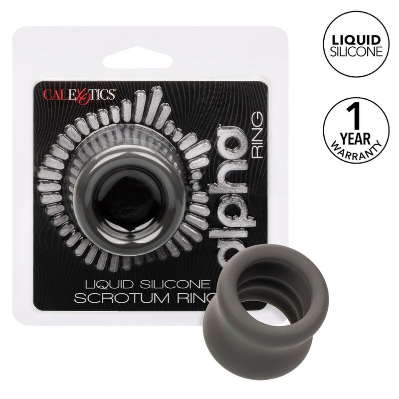 Vigoroso CALEXOTICS - ALPHA ANEL DE ALONGAMENTO SCROTUM PRETO