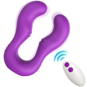 Vigoroso ARMONY - VIBRADOR SERAPH DUPLO CONTROLE REMOTO ROXO