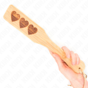 vVigoroso KINK - PALETE DE BAMBU DESIGN CORAÇÃO 32 X 5