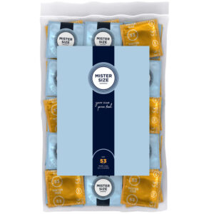 Vigoroso - MISTER SIZE - PRESERVATIVO TAMANHO M 53 MM (100 UNIDADES)