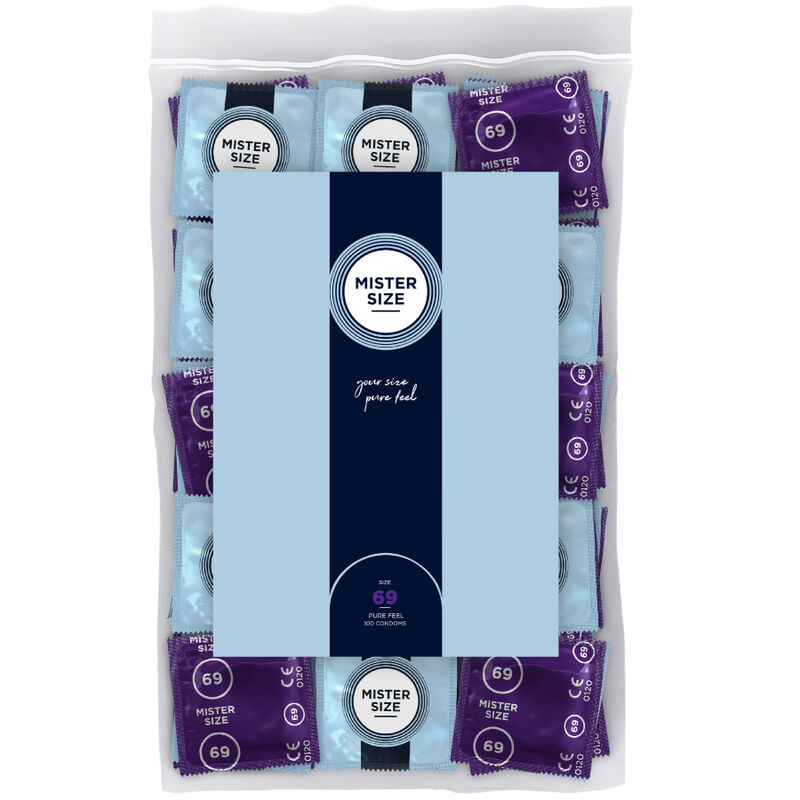 Vigoroso - MISTER SIZE - PRESERVATIVOS TAMANHO XXXL 69 MM (100 UNIDADES)