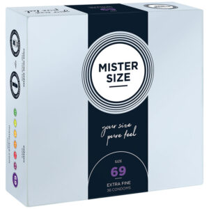 Vigoroso - MISTER SIZE - PRESERVATIVOS TAMANHO XXXL 69 MM (36 UNIDADES)