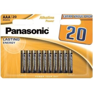 vVigoroso PANASONIC - BATERIA ALCALINA BRONZE AAA LR03 BLISTER*20