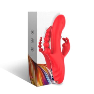 Vigoroso ARMONY - ESTIMULADOR DE PONTO G E CLITÓRIS VIBRADOR VERMELHO