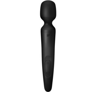 Vigoroso SATISFYER - WAND ERLAND MASSAGEADOR VIBRATÓRIO PRETO
