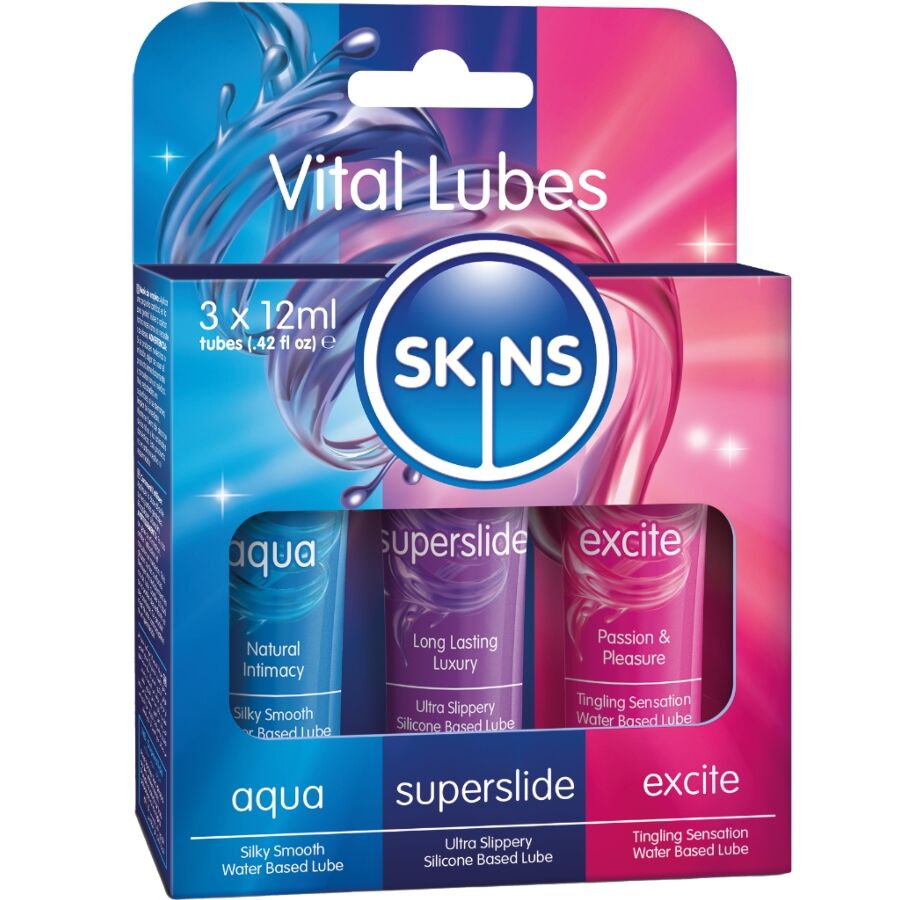 vVigoroso SKINS - KIT DE LUBRIFICANTES VITAL AQUA