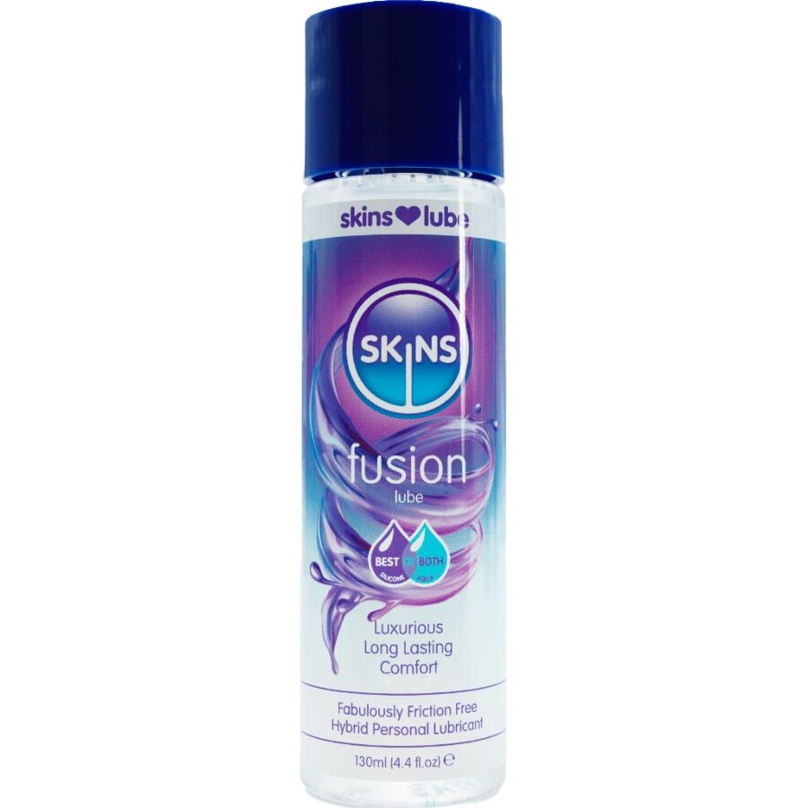vVigoroso SKINS - FUSION LUBRIFICANTE HÍBRIDO À BASE DE ÁGUA E SILICONE 130 ML