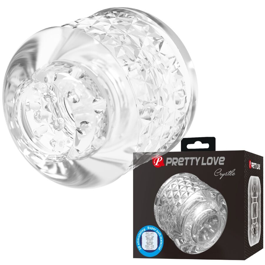 Vigoroso PRETTY LOVE - CRYSTLE MASTURBADOR DE ENTRADA DUPLA