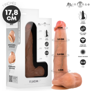 Vigoroso MR INTENSE - BRUCE S DILDO DE SILICONE COM TESTÍCULOS 17