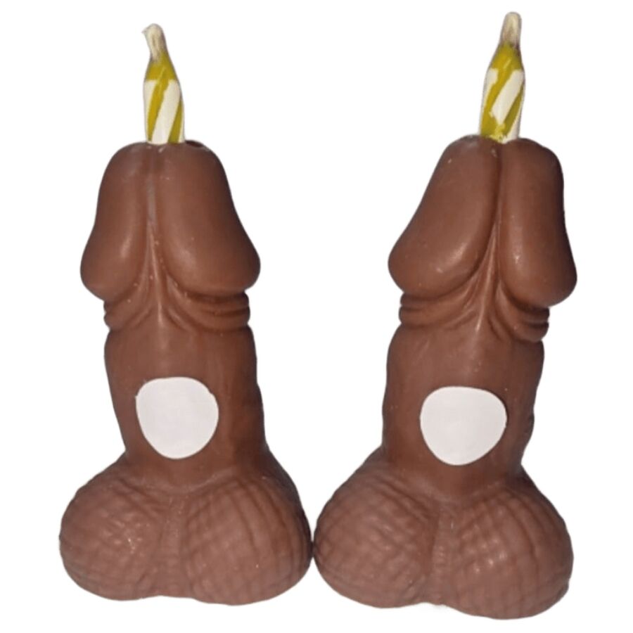 vVigoroso DIABLO PICANTE - VELAS DE ANIVERSÁRIO EM FORMATO DE PÊNIS