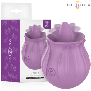 Vigoroso INTENSE - AZALEA ESTIMULANTE CLITÓRIS FLOR 10 VIBRAÇÕES ROXO