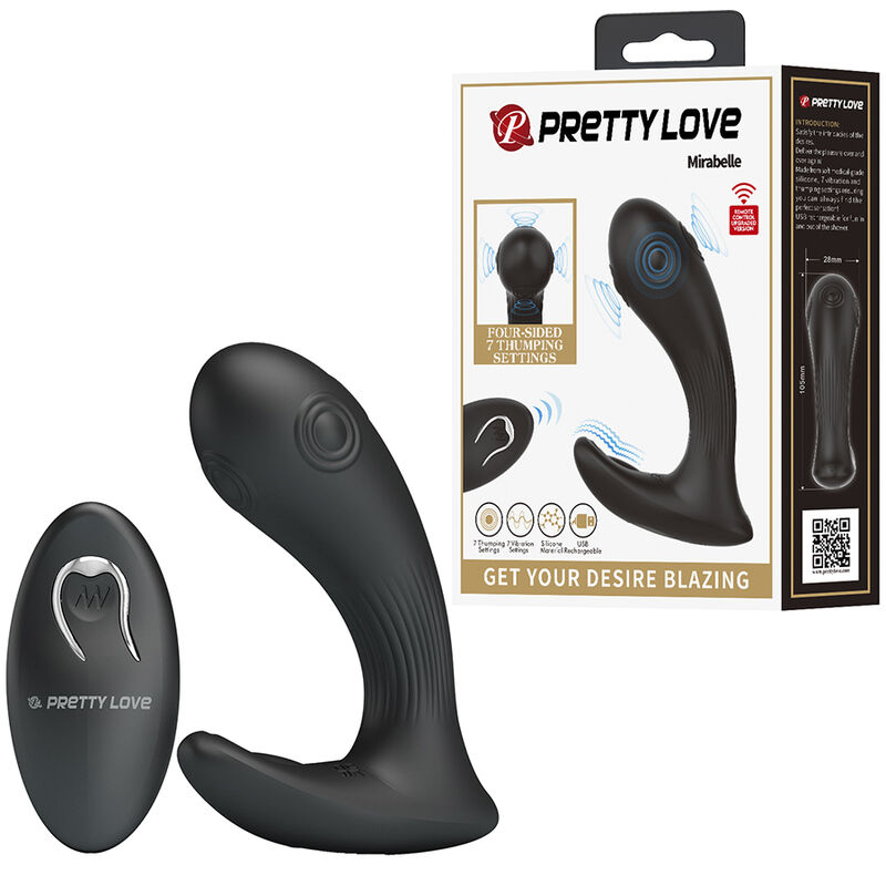 PRETTY LOVE - VIBRADOR DE PRÓSTATA MIRABELLE COM CONTROLE REMOTO - Image 2