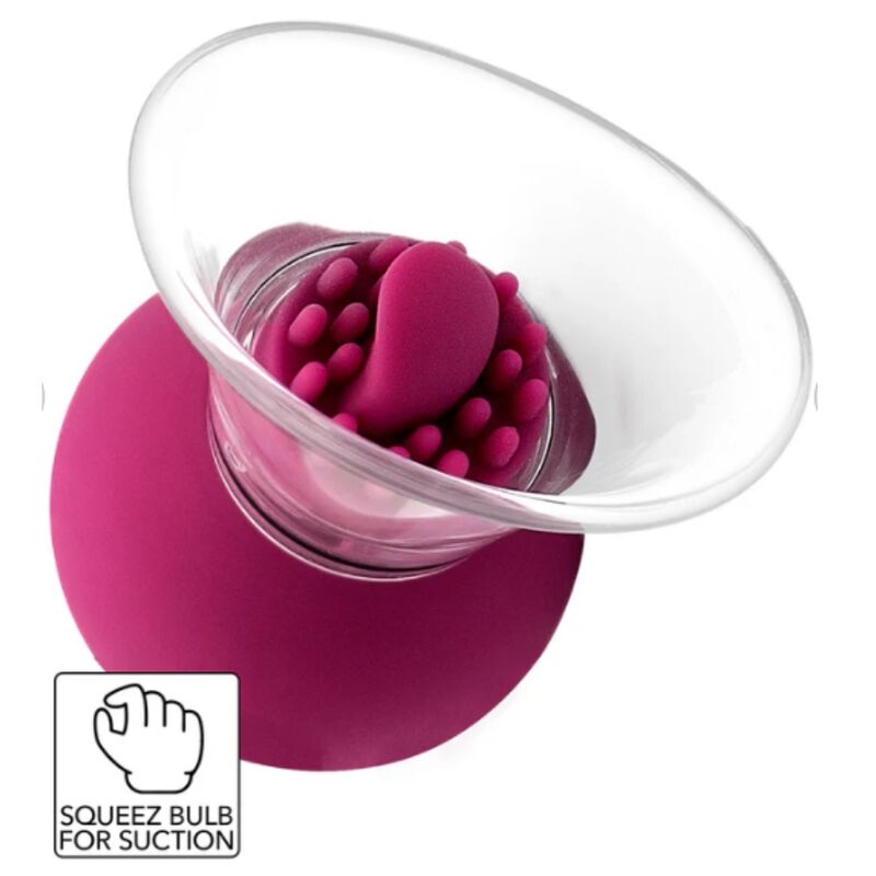 Vigoroso SHE.E.O - BOMBA VIBRATÓRIA E ROTATIVA PARA MAMILOS E CLITÓRIS