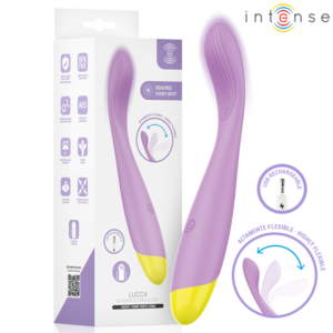 Vigoroso INTENSE - LUCCA ESTIMULADOR DE PONTO G FLEXÍVEL RECARREGÁVEL VIA USB