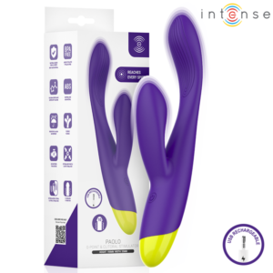 Vigoroso INTENSE - PAOLO ESTIMULADOR DE COELHO RECARREGÁVEL PARA PONTO G E CLITÓRIS
