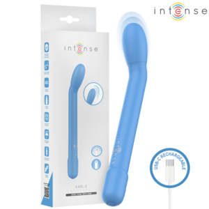 Vigoroso INTENSE - ESTIMULADOR DE PONTO G RECARREGÁVEL KARLIE AZUL