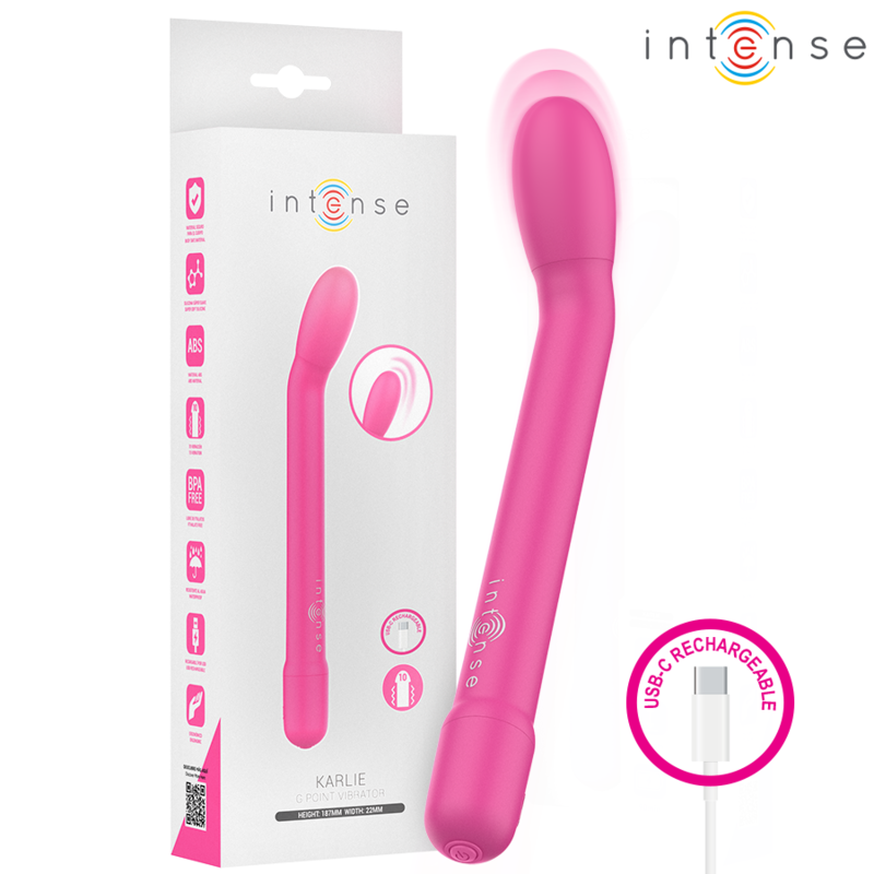 Vigoroso INTENSE - ESTIMULADOR DE PONTO G RECARREGÁVEL KARLIE ROSA