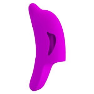 Vigoroso PRETTY LOVE - ESTIMULADOR DE DEDO ROXO DELPHINI PODEROSO