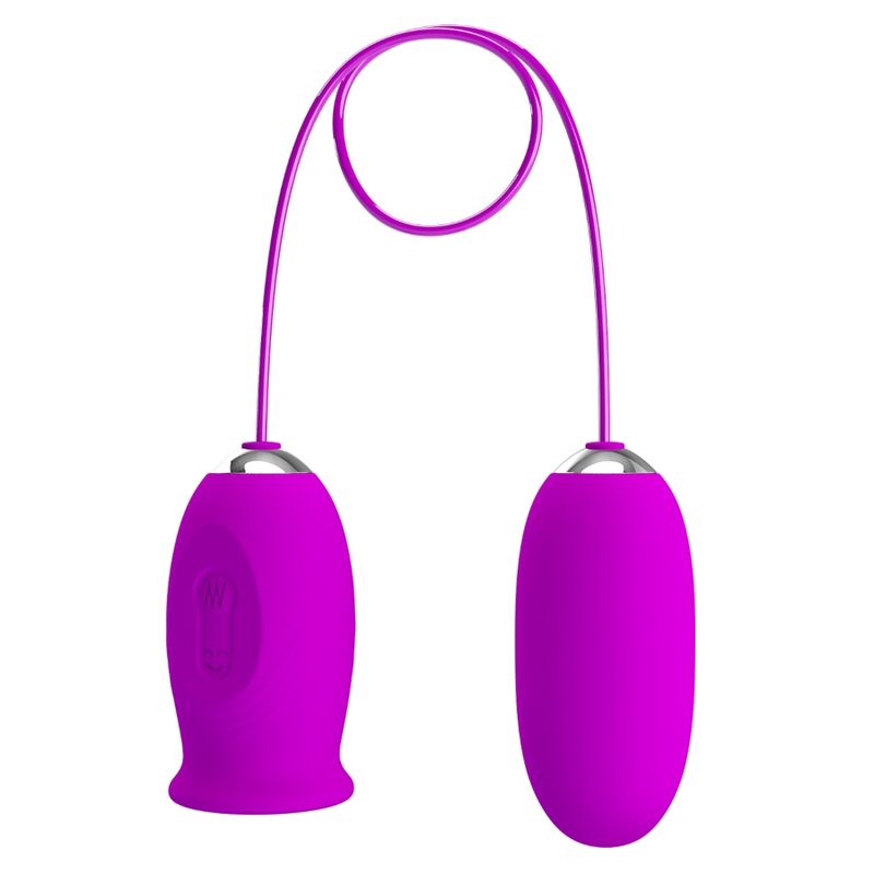 Vigoroso PRETTY LOVE - VIBRADOR RECARREGVEL DAISY DUAL EGG ROXO