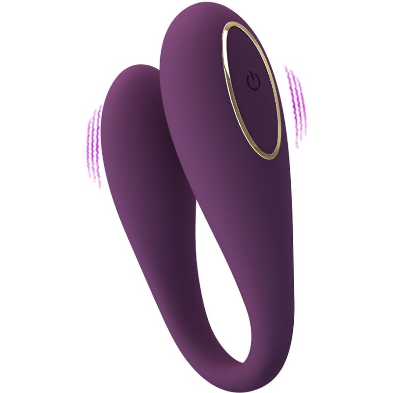 Vigoroso PRETTY LOVE - AUGUST VIBRADOR DE PRAZER DUPLO GLOBAL REMOTO