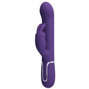 Vigoroso PRETTY LOVE - COALE VIBRADOR COELHO 4 EM 1 ROXO