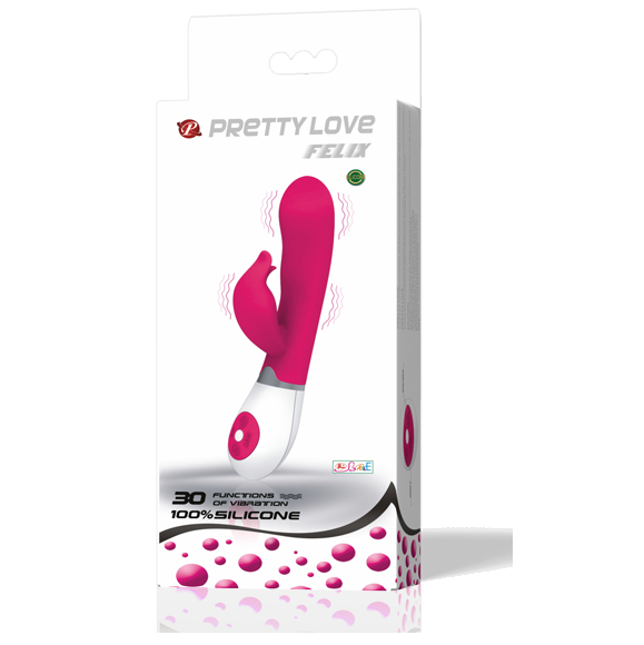 Vigoroso PRETTY LOVE - VIBRADOR COM ESTIMULADOR FELIX