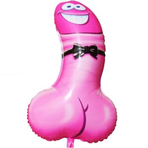 vVigoroso DIABLO PICANTE - BALO DE FESTA EM FORMATO DE PÊNIS ROSA