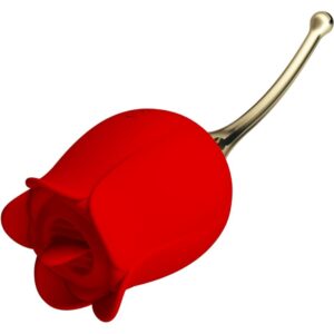 Vigoroso PRETTY LOVE - ESTIMULADOR DE CLITÓRIS ROSE LOVER 12 VIBRAÇÕES VERMELHO