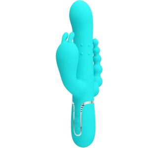 Vigoroso PRETTY LOVE - CAMMY 4 EM 1 MULTIFUNCIONAL TRIPPLE RABBIT VIBRADOR AZUL
