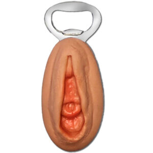 vVigoroso DIABLO PICANTE - ABRIDOR EM FORMA DE VAGINA NATURAL