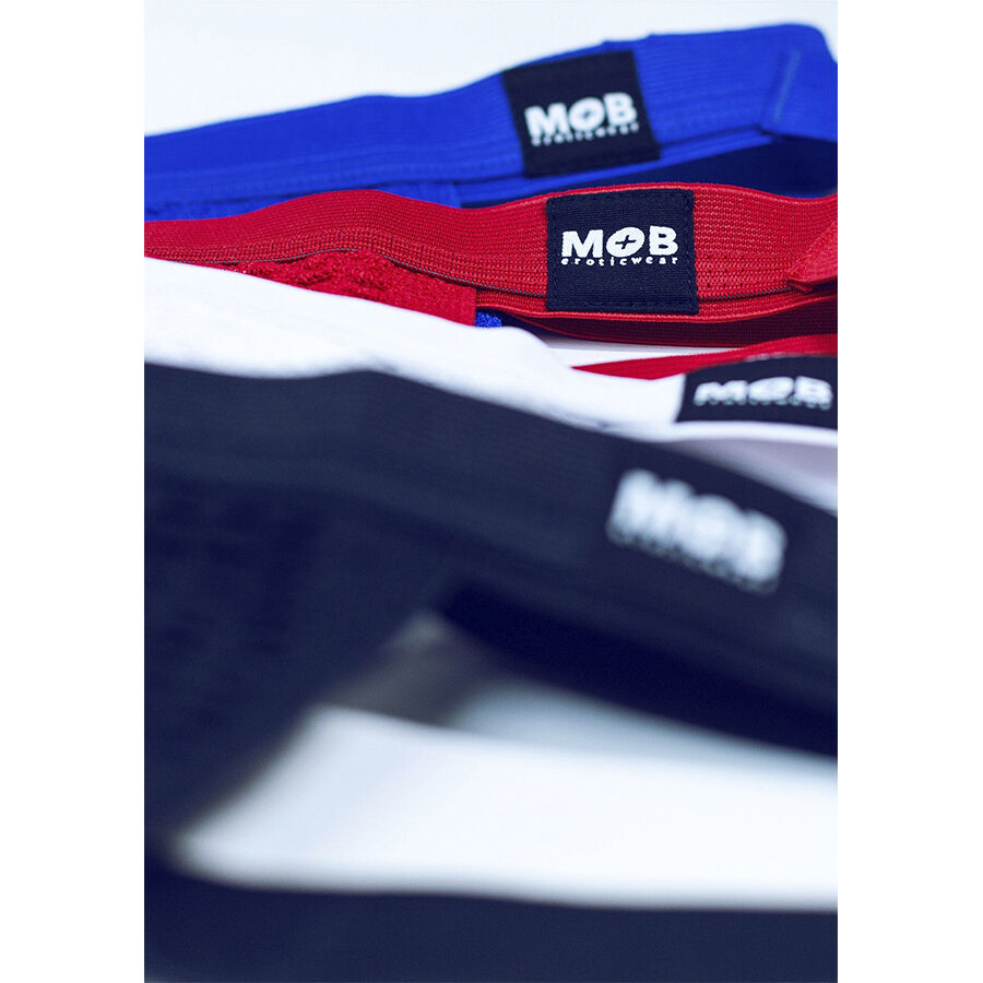 MOB - MAIÔ JOCKSTRAP BRANCO FETICHE TAMANHO M - Image 3