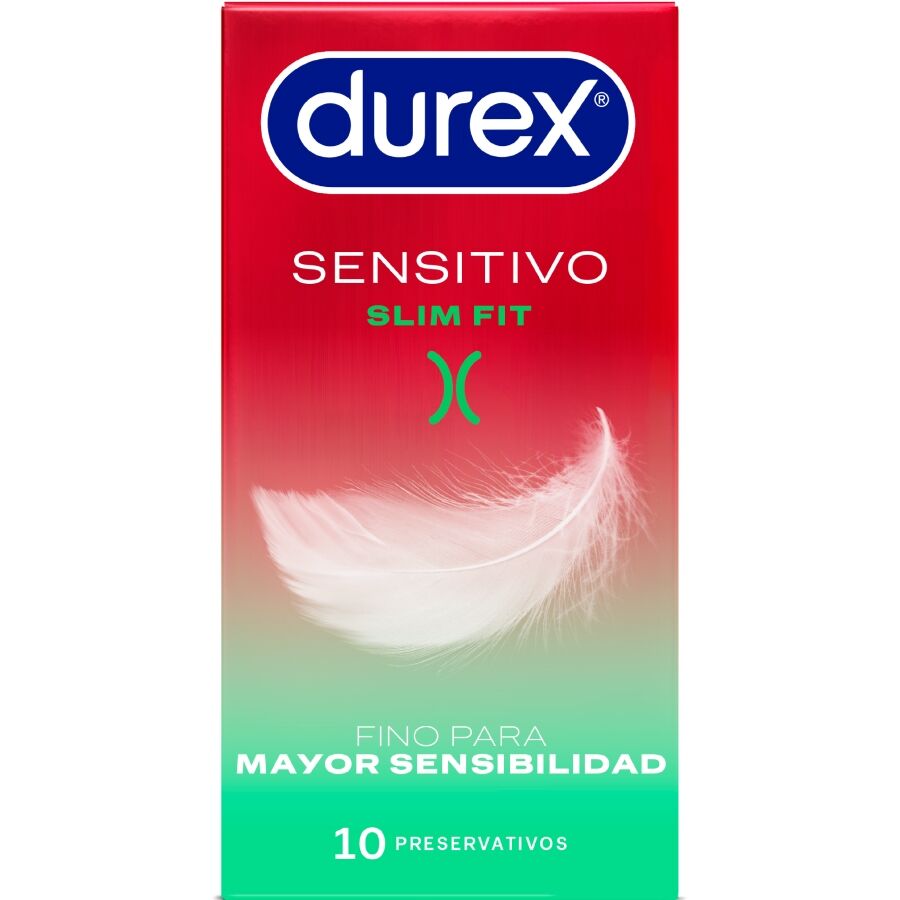Vigoroso - DUREX - SENSITIVO SLIM FIT 10 UNIDADES