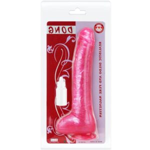 Vigoroso BAILE - DILDO DONG ROSA REALÍSTICO COM VENTOSA