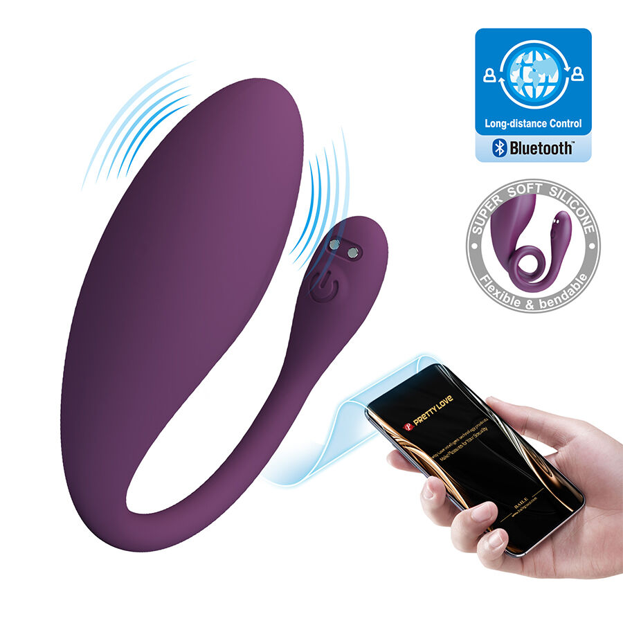 Vigoroso PRETTY LOVE - DORA VIBRADOR INVISÍVEL COM APLICATIVO GRÁTIS