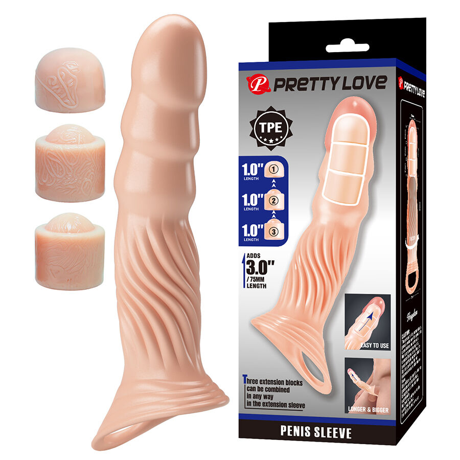 PRETTY LOVE - CAPA PENIANA TEXTURIZADA COM EXTENSORES - Image 2