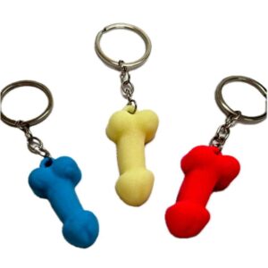 vVigoroso DIABLO PICANTE - CHAVEIRO DE PÊNIS DE SILICONE COM CORES FOSFORESCENTES VARIADAS