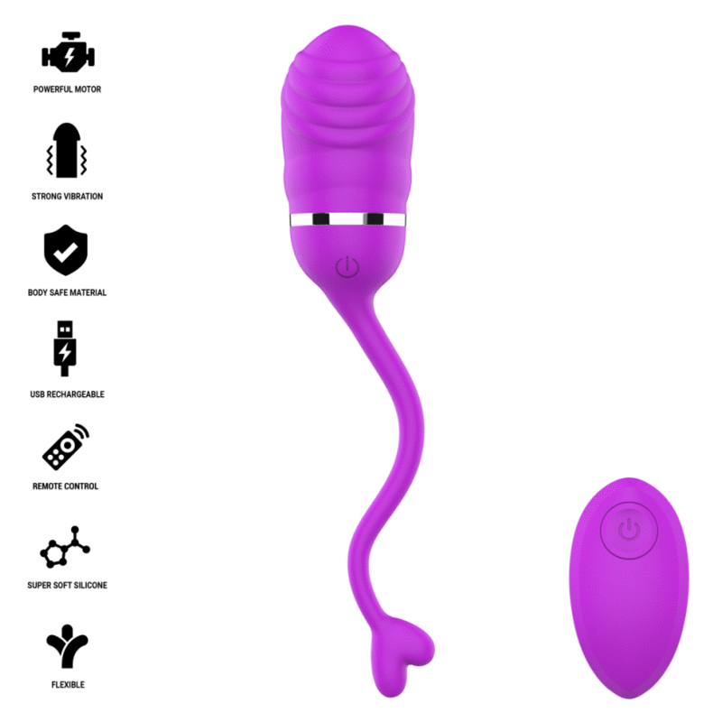 Vigoroso INTENSE - SOOKIE OVO VIBRATÓRIO COM CONTROLE REMOTO ROXO