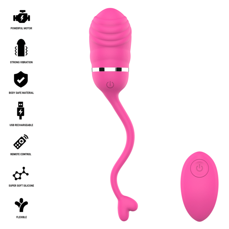 Vigoroso INTENSE - SOOKIE OVO VIBRATÓRIO COM CONTROLE REMOTO ROSA