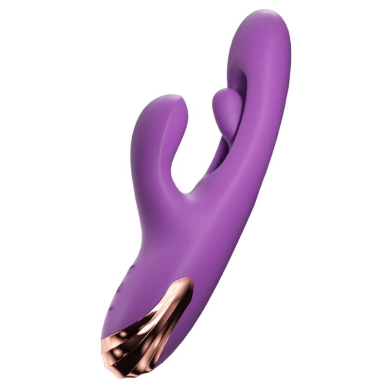 Vigoroso SHE.E.O - VIBRADOR RABBIT PARA PONTO G COM MOVIMENTO DIGITAL ROXO