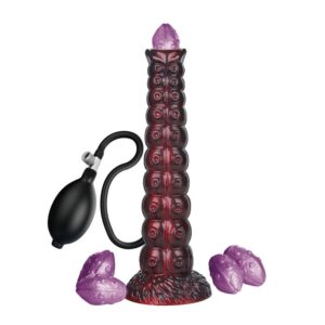 Vigoroso POWER MONSTERS - VOIDCLAW BRUTE BICOLOR DILDO DE SILICONE INFLÁVEL FANTASIA 29 CM Ø 5