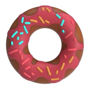 Vigoroso PRETTY LOVE - ANEL PENIANO SUPER DONUT ROSA
