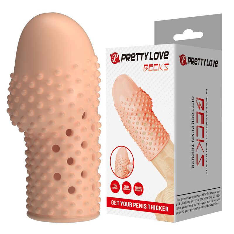 Vigoroso PRETTY LOVE - CAPA PENIANA PARA NERD DEIXE SEU PÊNIS MAIS GROSSO COR NATURAL