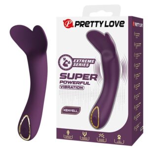 Vigoroso PRETTY LOVE - VIBRADOR RECARREGÁVEL KENYELL COM 10 FUNÇÕES - ROXO