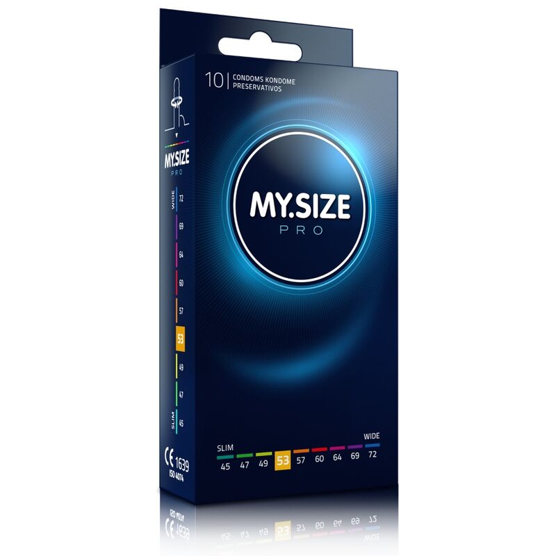 Vigoroso - MY SIZE - PRO PRESERVATIVOS 53 MM 10 UNIDADES