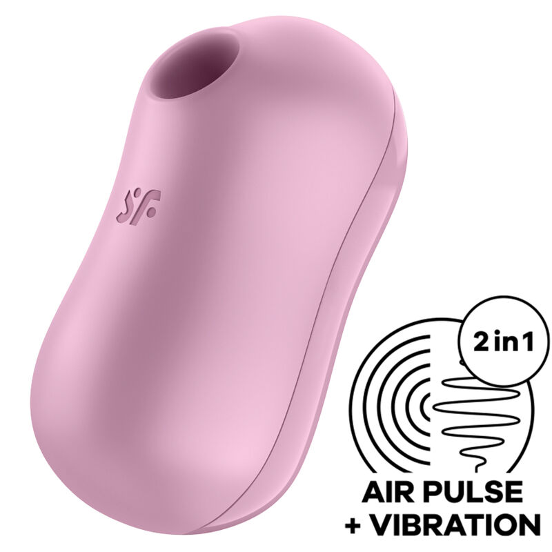 Vigoroso SATISFYER - ESTIMULADOR E VIBRADOR DE PULSO DE AR COTTON CANDY LILÁS