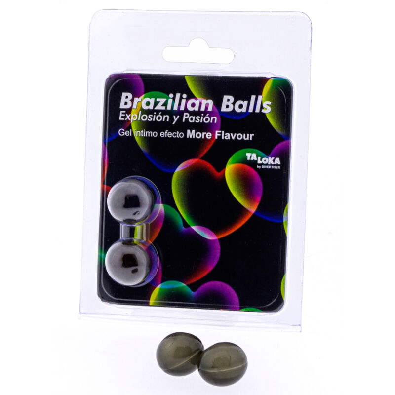 TALOKA - 2 BOLAS BRASILEIRAS GEL EMOCIONANTE EFEITO MAIS SABOR - Image 2